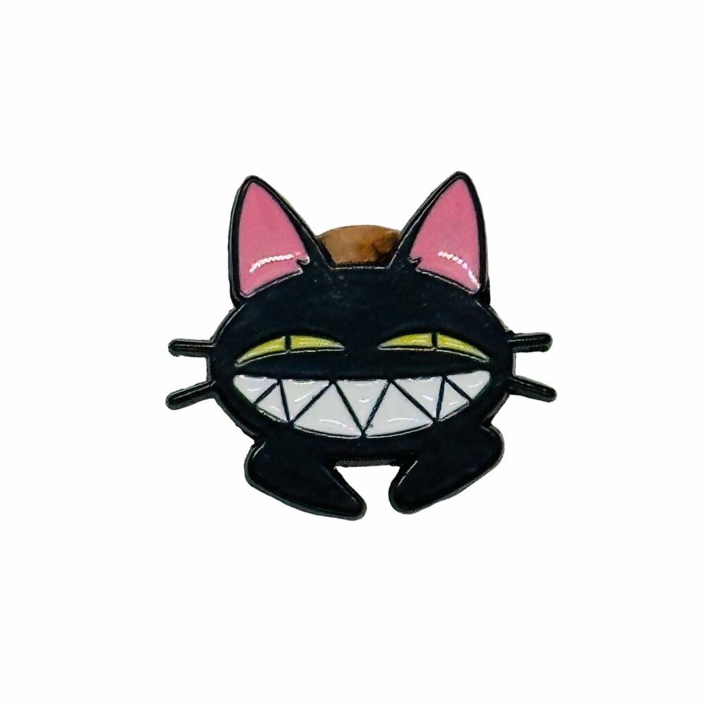 ✨The Legend of LUOXIAOHEI Luo Xiaohei Hei Black Cat Metal Brooch Enamel Pin New✨ - Picture 4 of 5